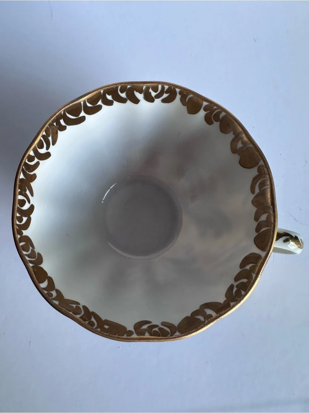 Lomonosov Golden Garden Porcelain Cup and Saucer gold/cobalt